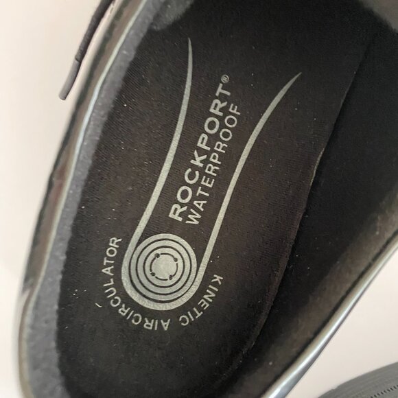 Rockport Ellingwood Black Waterproof Lace Up Loafers Mens 10.5 Wide Hydro-Shield main image 4